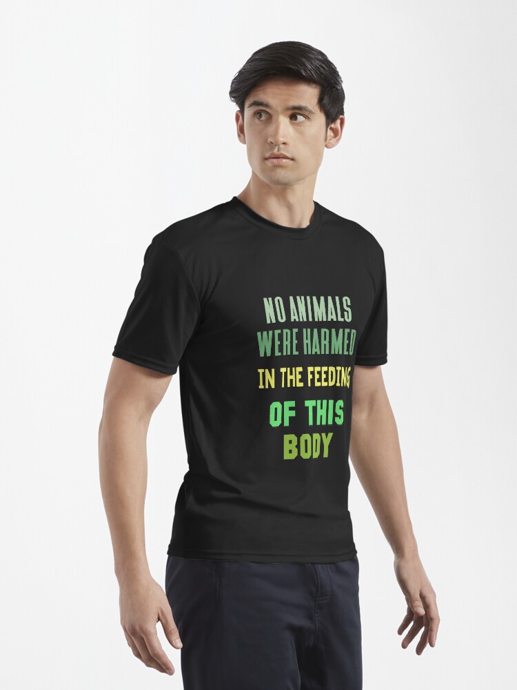 No Animals Harmed in Making This Body Vegan Short-Sleeve Unisex T-Shirt Sport Grey No Animals Harmed in Making This Body Vegan Short-Sleeve Unisex T-Shirt Sport Grey