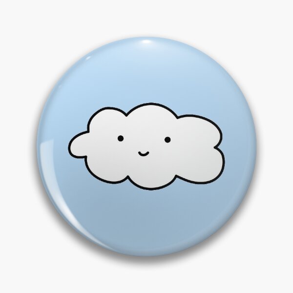 Item preview, Cute Happy Smiley Cartoon Cloud designed and sold by AVAVAdesigns.