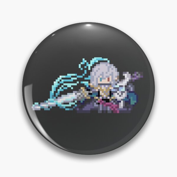 Item preview, Granblue Fantasy Pixel Grimnir Sticker/Button designed and sold by MissJunePixels.