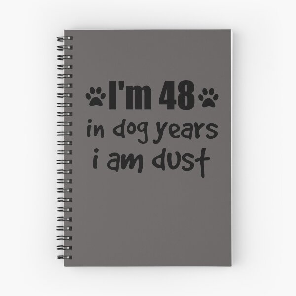 Item preview, I'm 48 in dog years I am dust designed and sold by SirReel.