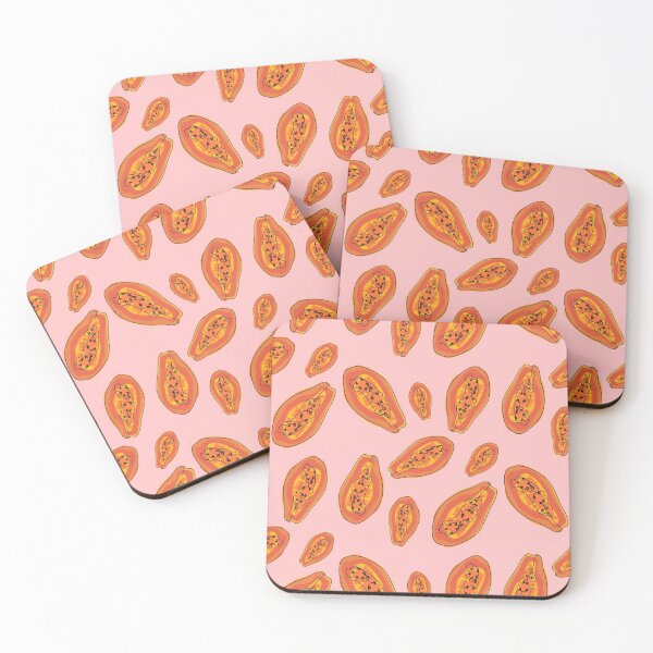 Item preview, Patrón de papaya designed and sold by orangerinka.