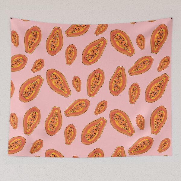 Item preview, Papaya pattern designed and sold by orangerinka.
