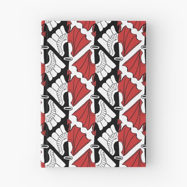 Item preview, Angels and Demons Black, White and red Print designed and sold by FlyingFennec.