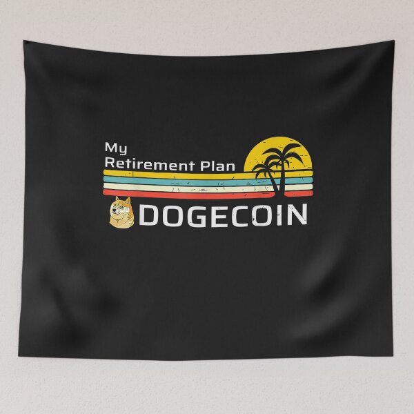 Item preview, Shiba Inu Doge My Retirement Plan Dogecoin Crypto Vintage T-Shirt designed and sold by Focus-Maloca.