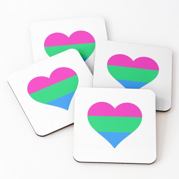 Item preview, Polysexual Pride Heart designed and sold by Friend of Frogs.