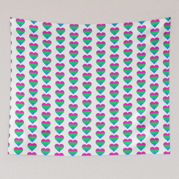 Item preview, Polysexual Pride Heart designed and sold by Friend of Frogs.