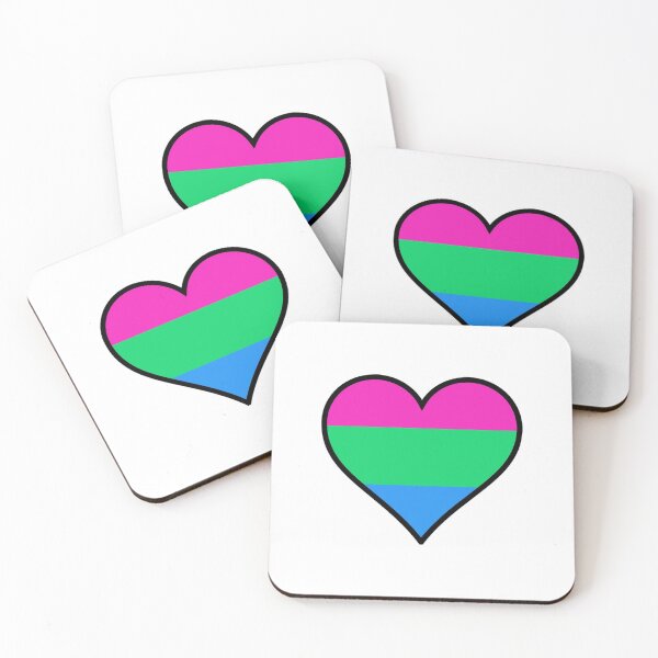 Item preview, Polysexual Pride Heart designed and sold by Friend of Frogs.