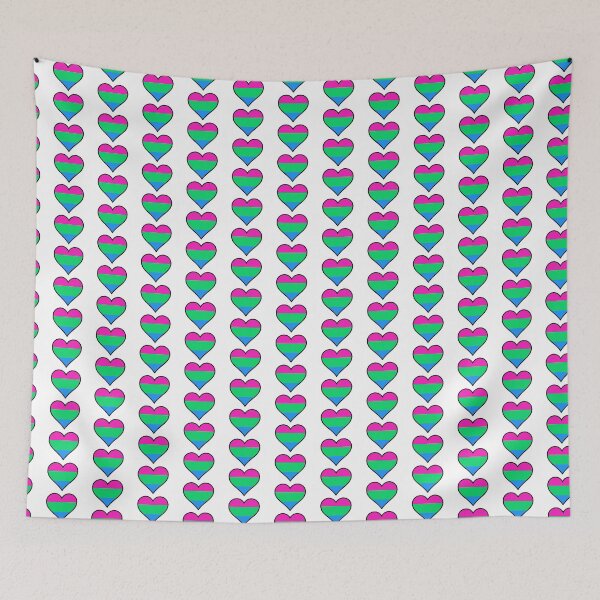 Item preview, Polysexual Pride Heart designed and sold by Friend of Frogs.