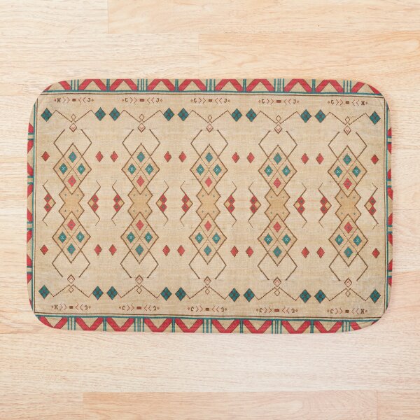 Oriental Bohemian Traditional Moroccan Style Bath Mat