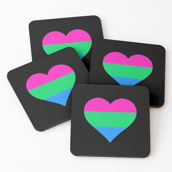 Item preview, Polysexual Pride Heart designed and sold by Friend of Frogs.