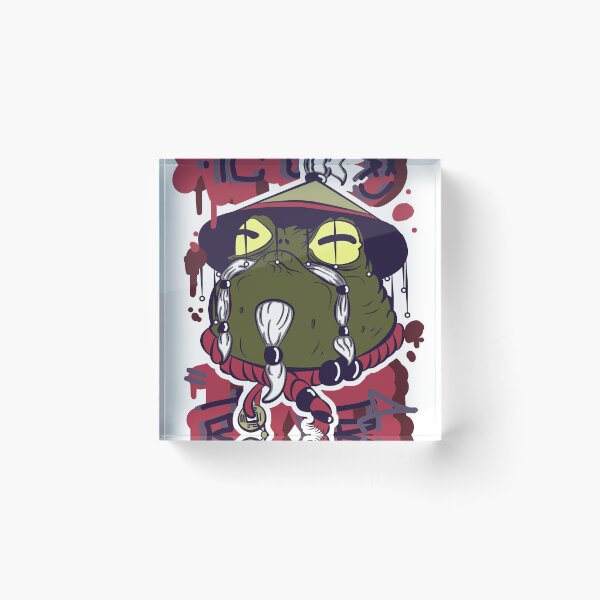 Item preview, samurai frog designed and sold by almxart.