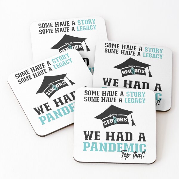 Item preview,  We Had A Pandemic | Black and Blue Text Funny 2021 Senior  designed and sold by Estrytee.