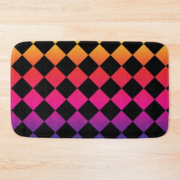 Item preview, Black background with colorful rhombuses . designed and sold by ValeryFlame.