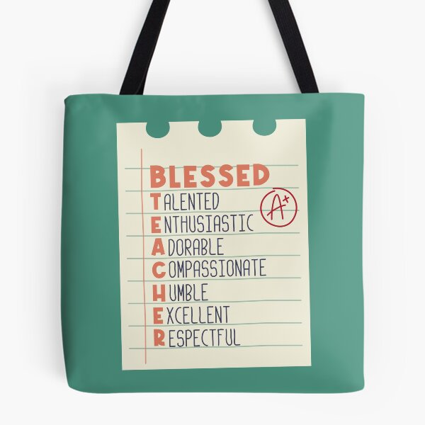 Item preview, Blessed Teacher Acronym designed and sold by garmentoffaith.