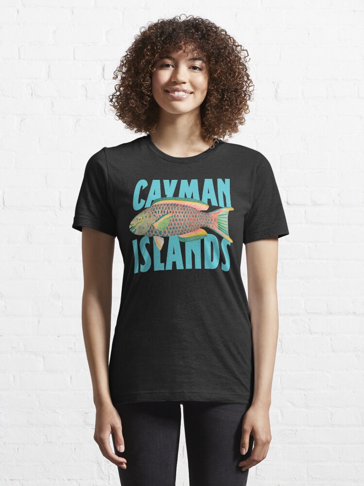 "Cayman Islands Vintage Parrotfish Design, scuba diving" Tshirt by
