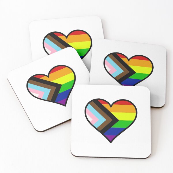 Item preview, Progressive Rainbow Pride Heart designed and sold by Friend of Frogs.