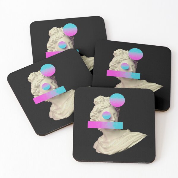 Item preview, Colorful 3D Shapes Vaporwave Style designed and sold by Peekonet.