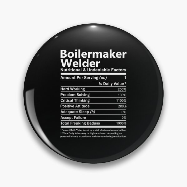 Item preview, Boilermaker Welder T Shirt - Nutritional And Undeniable Factors Gift Item Tee designed and sold by leinabrown.