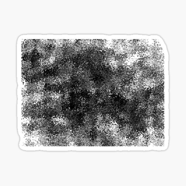Spray/paint design - black Sticker