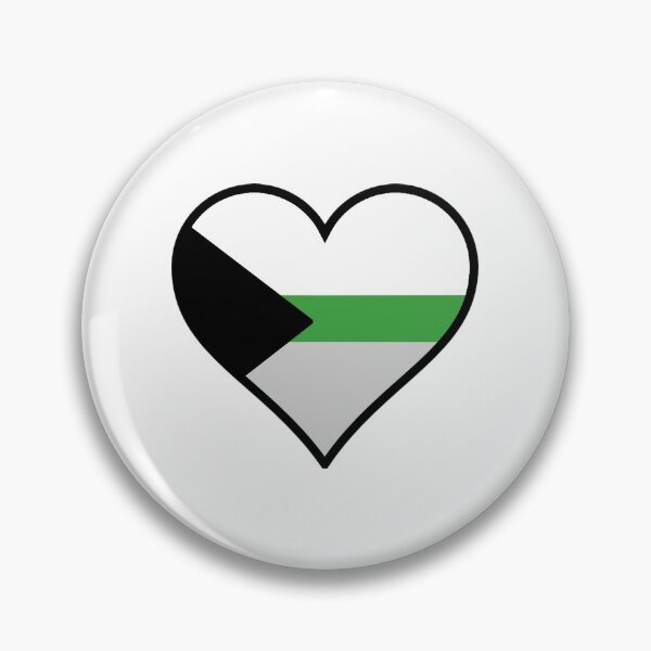 Item preview, Demiromantic Pride Heart designed and sold by Friend of Frogs.