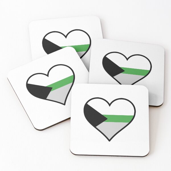Item preview, Demiromantic Pride Heart designed and sold by Friend of Frogs.