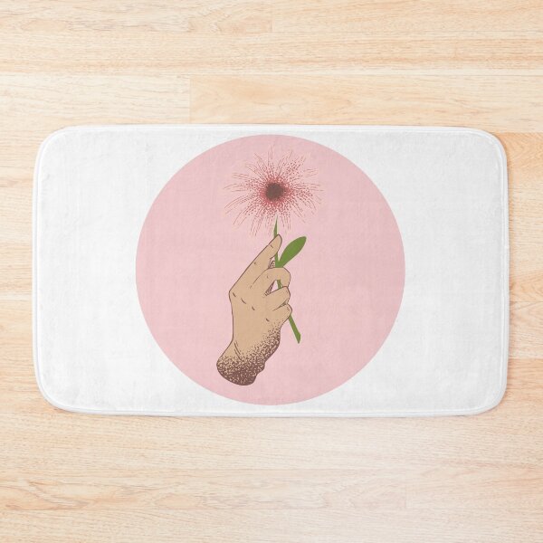 Item preview, holding a flower sticker  designed and sold by WillowandCrate.