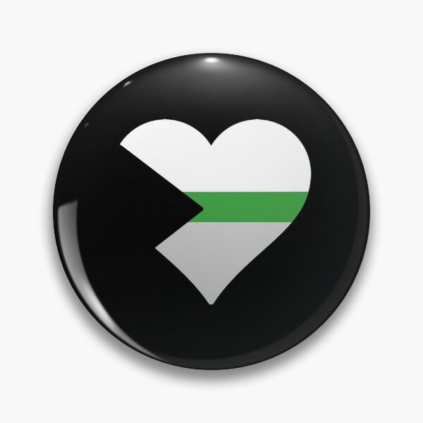 Item preview, Demiromantic Pride Heart designed and sold by Friend of Frogs.