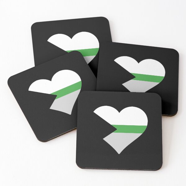Item preview, Demiromantic Pride Heart designed and sold by Friend of Frogs.