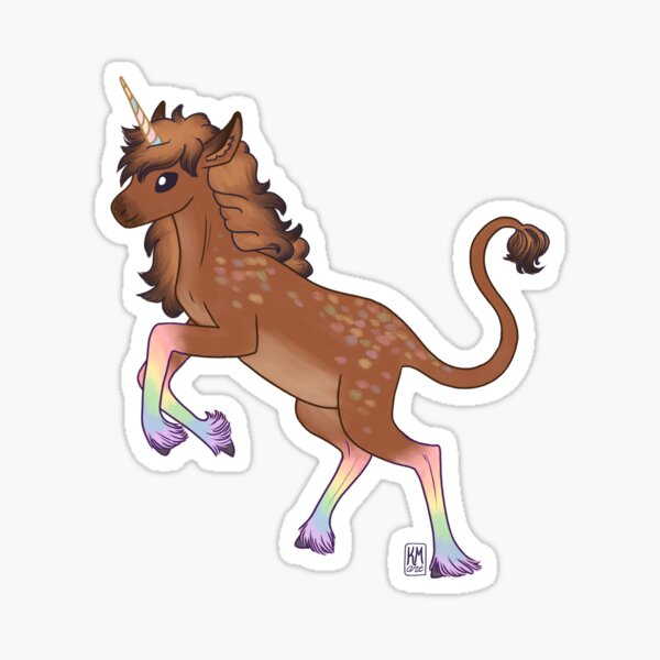 Magical Pride: Progress Flag Unicorn Sticker