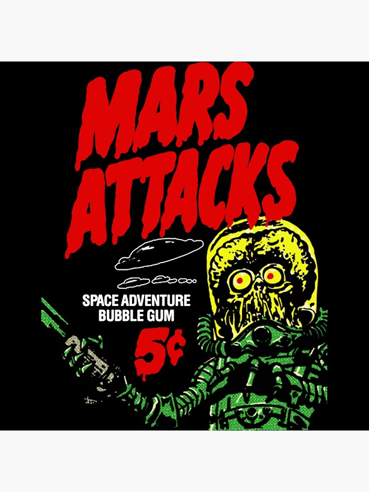 Poster « MARS ATTACKS / SÉRIE TÉLÉVISÉE AMÉRICAINE SCI FI DES ANNÉES 60
