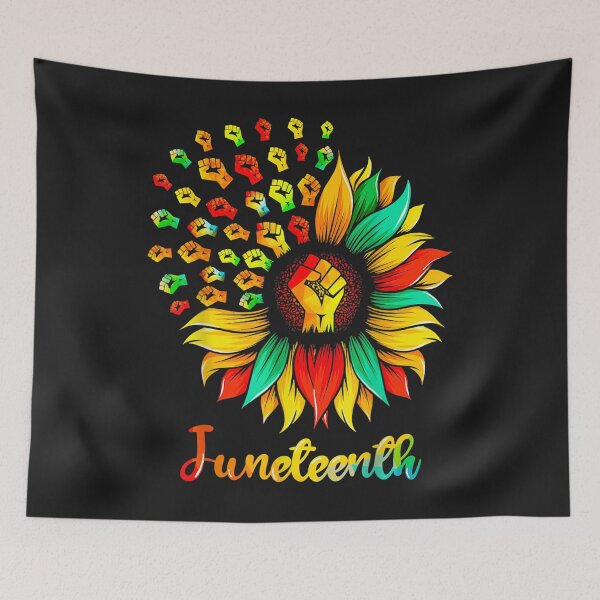 Item preview, Sunflower Fist Juneteenth Black History African American T-Shirt designed and sold by Focus-Maloca.