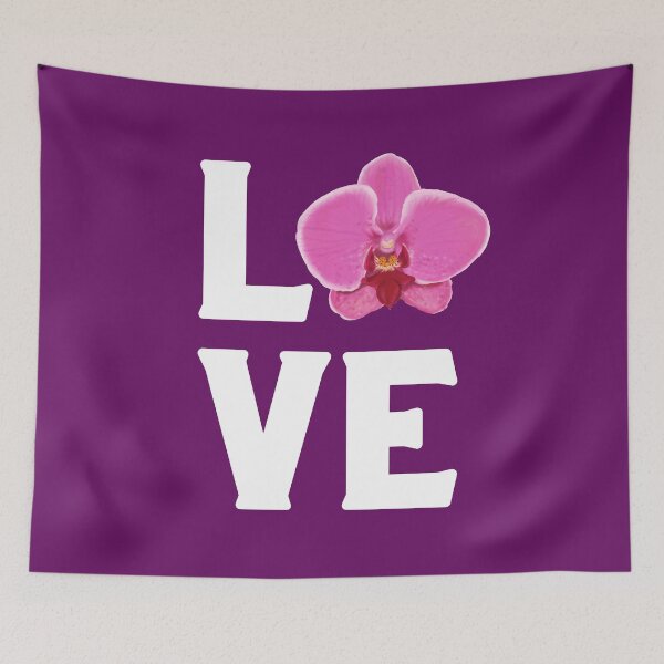 Item preview, Orchid Flower Love Word Art designed and sold by MrEddie10.