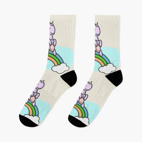Item preview, Unicorn Drinking Boba On Rainbow Drawing II - Cute and Funny Unicorn designed and sold by ViewerEqualsPhoton.