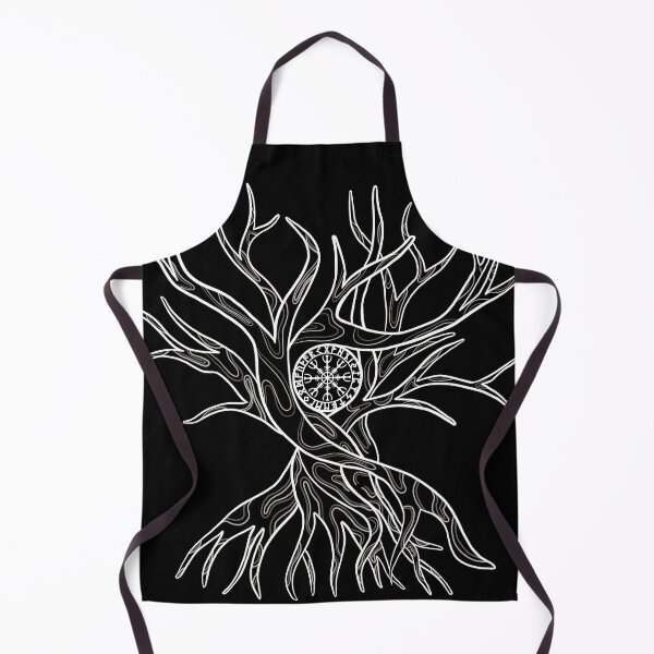 Item preview, Secret Tree of Life - Yggdrasil - Vegvisir - Scandinavian line art  designed and sold by MerchActually.