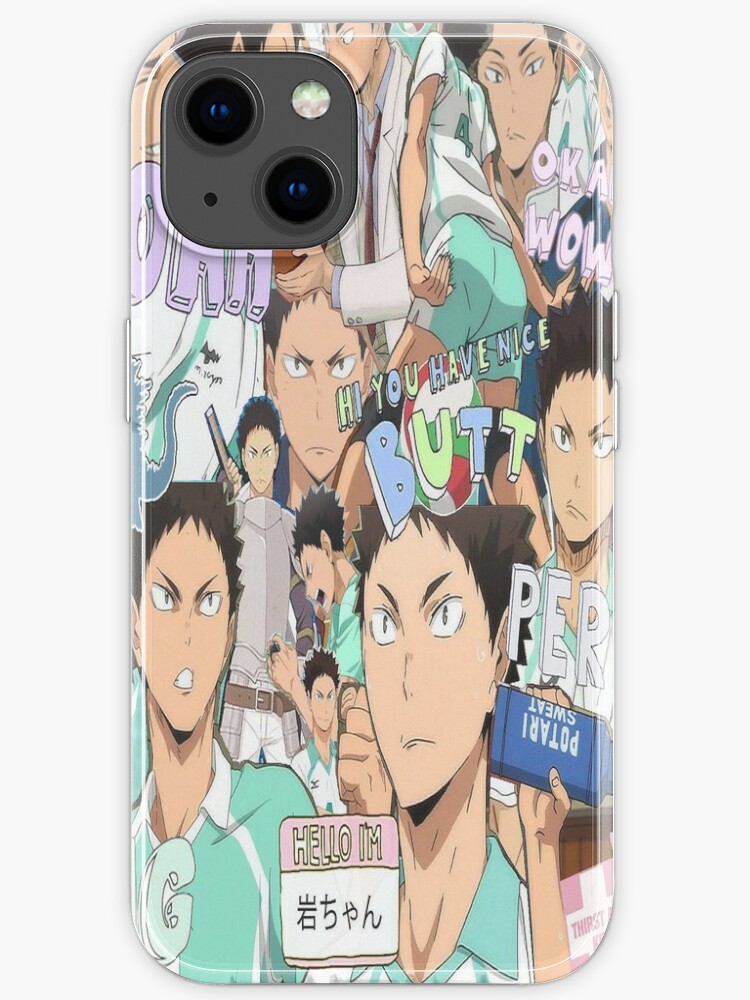 Haikyuu Iwaizumi Hajime Collage Iphone Case For Sale By Sunicorn Redbubble