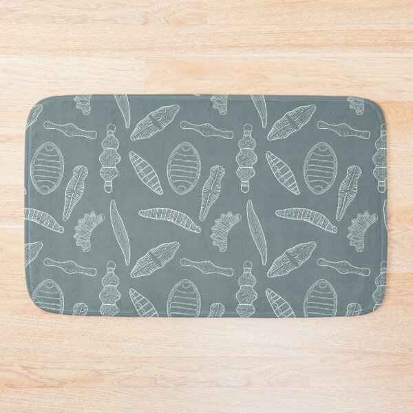 Item preview, diatom morphologies lineart tiled designed and sold by cyanochic.