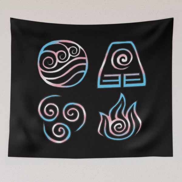 Item preview, Four Elements Transgender Pride  designed and sold by Fandom-Finesse.