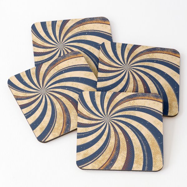 Item preview, Retro Blue Pop Spiral  designed and sold by H3rron-Arts.