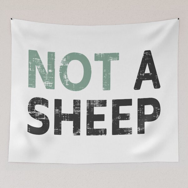 Item preview, Not A Sheep designed and sold by LavaDeception.