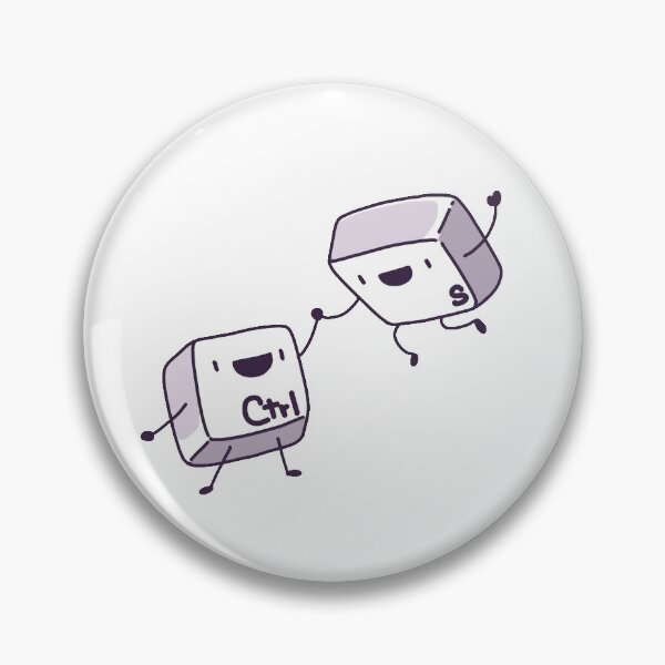 Item preview, Cute Keys Ctrl+S Cartoon designed and sold by sazaarts.