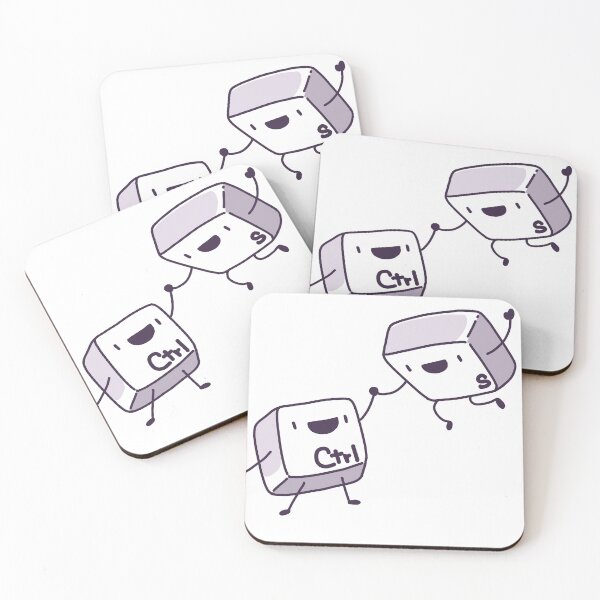 Item preview, Cute Keys Ctrl+S Cartoon designed and sold by sazaarts.