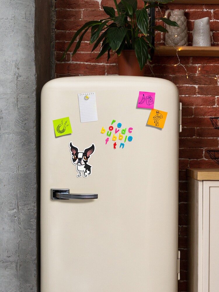 Alternate view of Boston Terrier Magnet