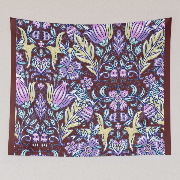Item preview, Floral Pattern Illustration designed and sold by Mint-N-Mant.