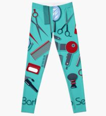 Barber and Hairdresser Tools Set Leggings