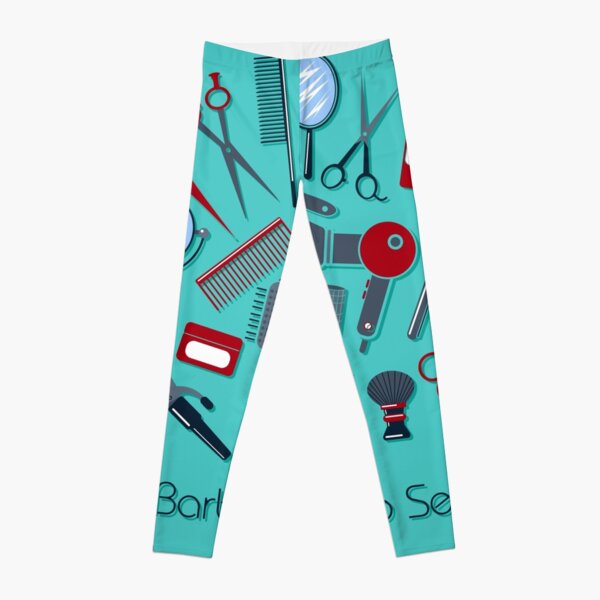 Barber and Hairdresser Tools Set Leggings