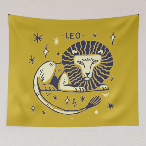 Item preview, Leo zodiac sign illustration designed and sold by Sovik Goswami.