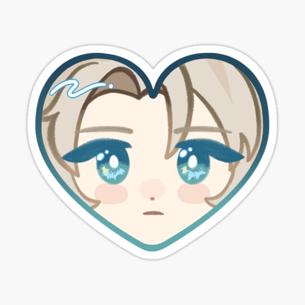 Albedo ♥ Genshin Impact Heart Sticker