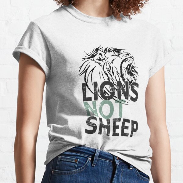 Lions Not Sheep Apparel Co. Womens Tee Xs / Black by Lions Not Sheep