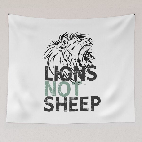 Item preview, Lions Not A Sheep designed and sold by LavaDeception.