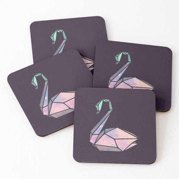Item preview, Polygon Galaxy Swan - Pink designed and sold by Chubuter.